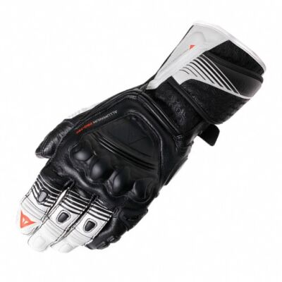 Dainese FIERO METAL závodní rukavice bílé/černé vel.XS